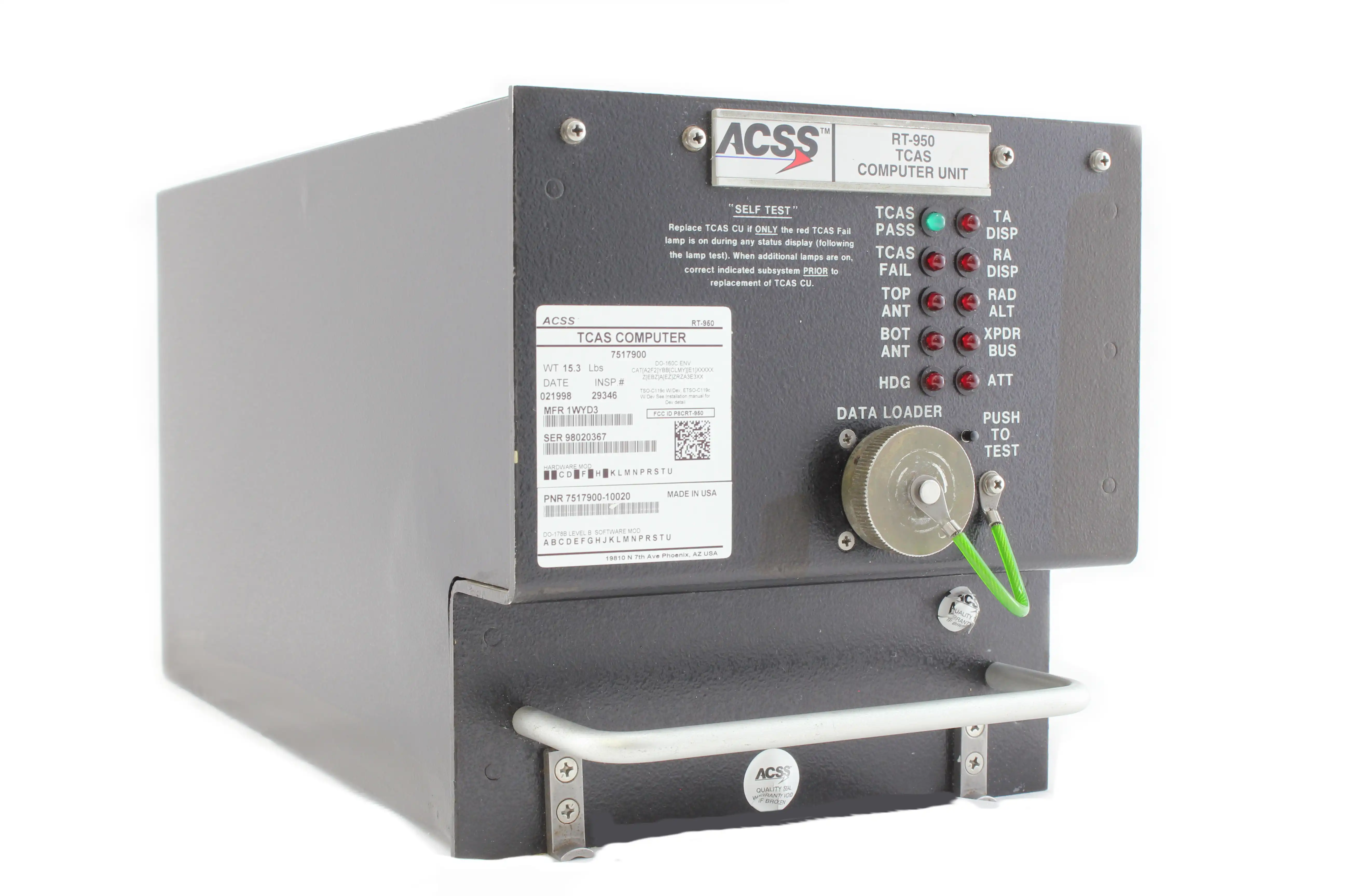 TCAS 7.1 UPGRADE 7517900-10020 | Duncan Aviation