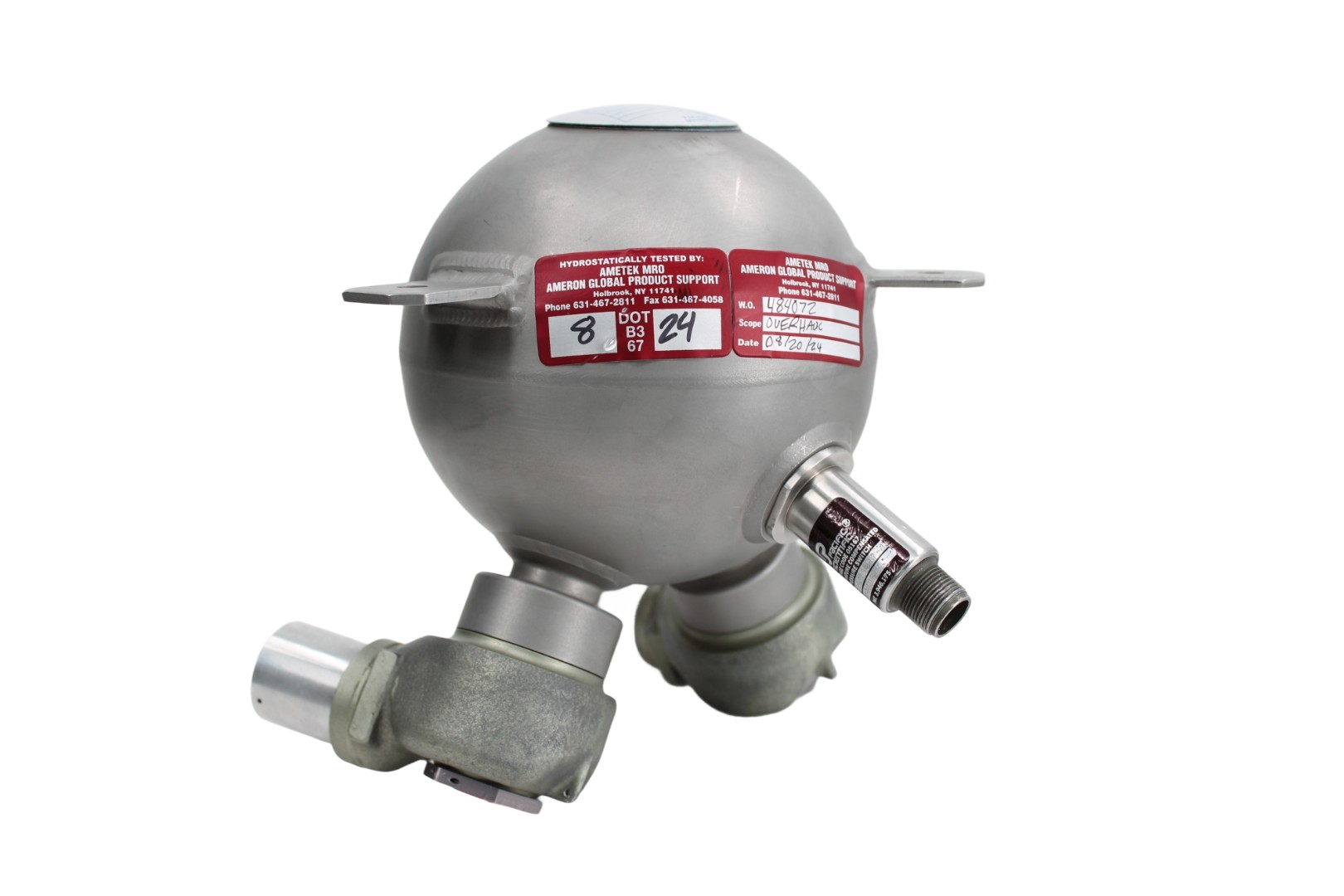 ZODIAC O2 BOTTLE 804882-14 | Duncan Aviation